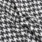 1 Yard Charcoal and White Houndstooth Felted Wool Blend Twill Coating